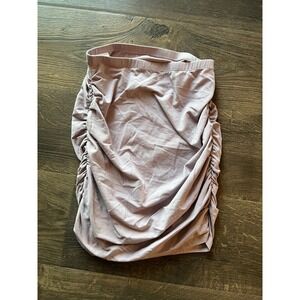 Sunday Best Ruched Bodycon Halter Top Blush Color Fitted Large/XL